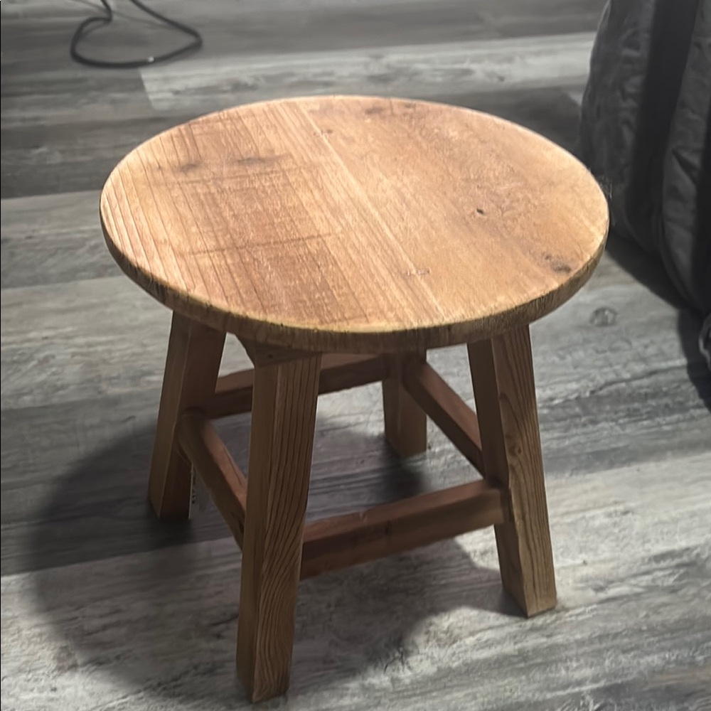 Rustic Wooden Stool